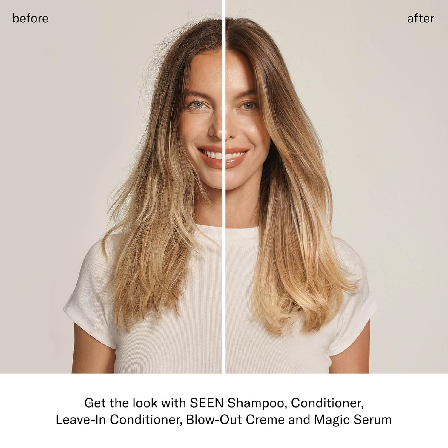 SEEN Leave-In Conditioner, Fragrance Free - Leave-In Hair Conditioner & Heat Protectant - Detangles & Hydrates- Formulated without Parabens, Sulfates or Phthalate