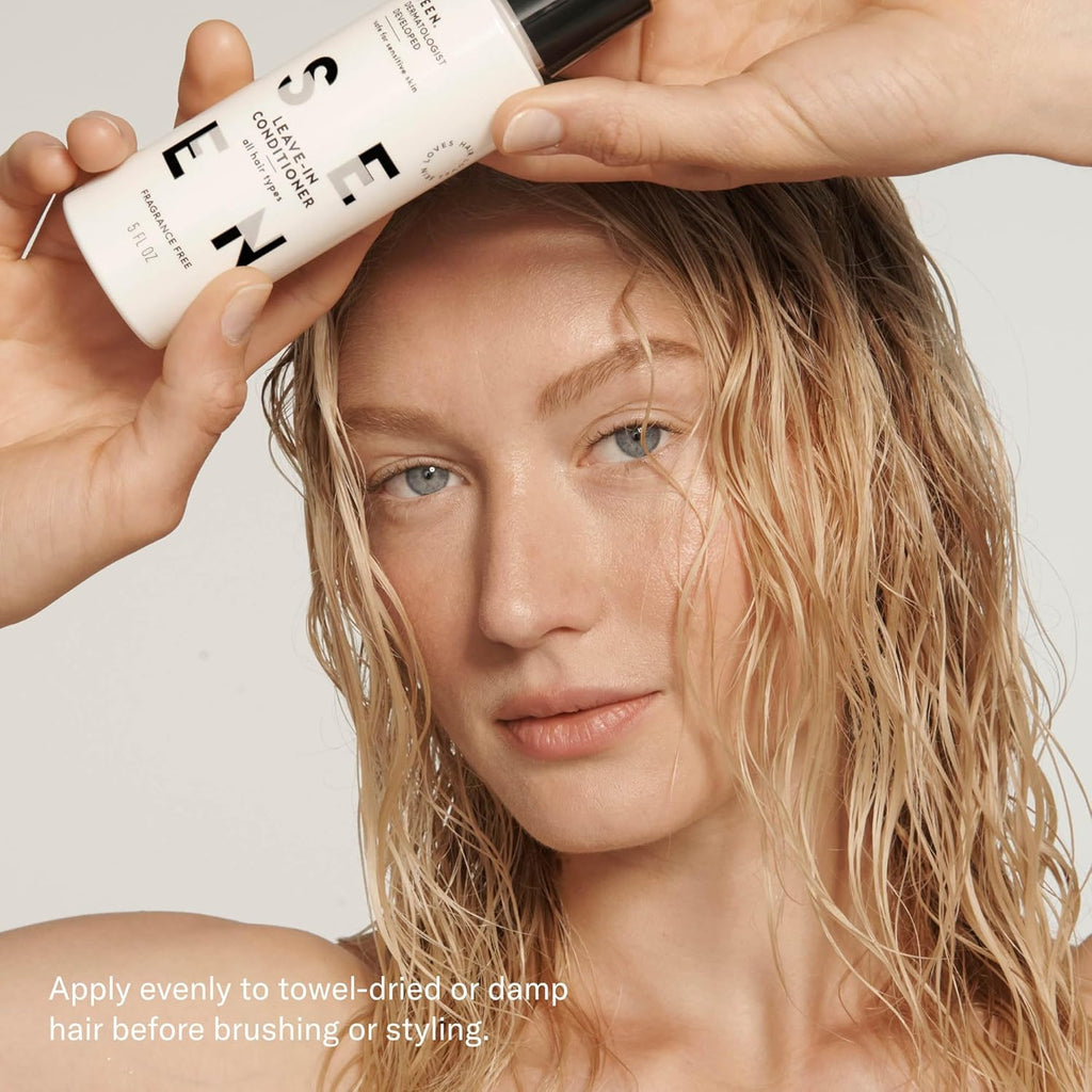 SEEN Leave-In Conditioner, Fragrance Free - Leave-In Hair Conditioner & Heat Protectant - Detangles & Hydrates- Formulated without Parabens, Sulfates or Phthalate